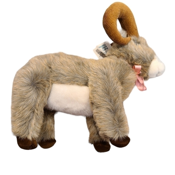 Vintage Big Horn Sheep Rocky Mountain National Park Stuffy, Plushie - Picture 7 of 16